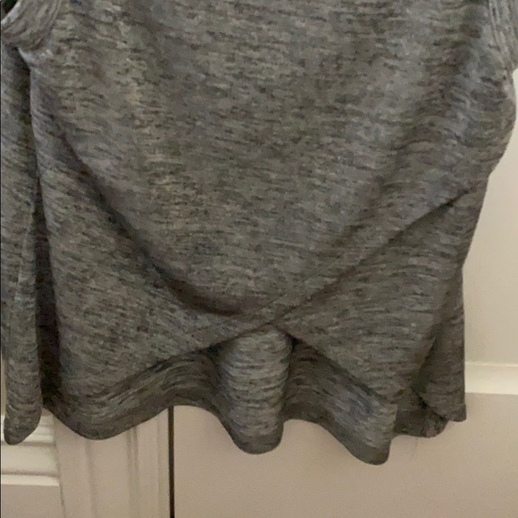 Sam Edelman grey tank top with asymmetrical back - Picture 3 of 4